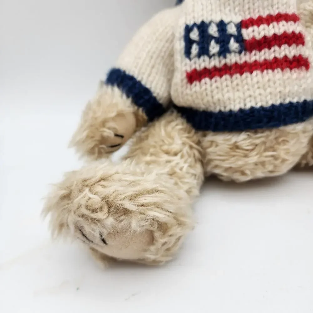 Vintage Goody Bear Beige Plush Toy 8